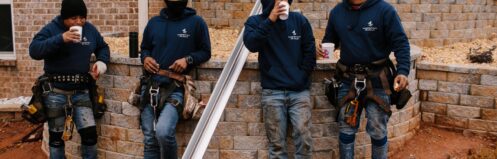 professional roofing team