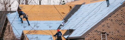 roof shingle installation