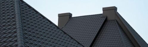 black metal roofs